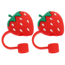 2Pièces Protège- Silicone Rouge Antipoussière Étanche
