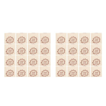 200Pièces Étiquettes Couture Handmade Beige En Coton Pour Projets DIY