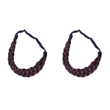 2Pièces Hair Piece Tresses Violet Résistant Idéal Photos Et Déco