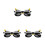 3Pièces Lunettes Bébé Polarisées Design Silicone 1