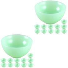 24Pièces Mini Bols Verts Accessoires Cuisine Maison Mini
