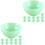 24Pièces Mini Bols Verts Accessoires Cuisine Maison Mini 1
