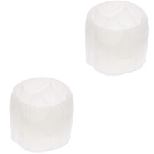 2Pièces Moules Blancs En Silicone Pour Bougeoir DIY Artisanat Résine