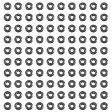100 pcs O-ring in nitrile rubber 6 x 2 mm