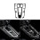 For  Macan 2014-2021 Car Accessories Interior Shift Panel Set Decorative Sticker ABS 3