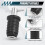 Marine Boat Drain Plug T-Handle Screw Adjustable Rubber Deck Drain Plug,Silver 19MM 3