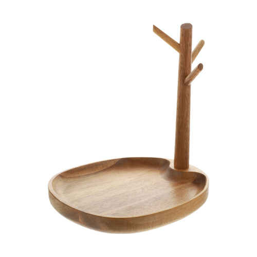 3Pièces Organiseur Bois Clair Décorations Bijoux