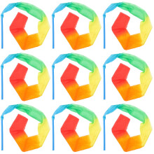 9Pièces De Danse Colorés En PVC Pour Activités Sportives