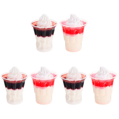 6Pièces Modèles De Glace Artificielle Décorative Réaliste