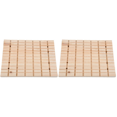 2Pièces En Bois Durable Pour Animaux Petits