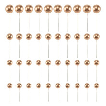 40 PCS Cake Toppers Gold Cupcake Toppers Cake Decorations for Birthday Wedding Party Cake Decoration Supplies