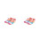 2Paires Chaussures De Danse Rose Strap PU Semelle Protège Pied 1