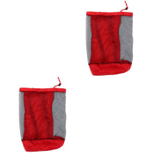 2Pièces Sac Enfant Rouge Stockage Jouets Résistant