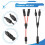 Solar Y Branch Cable Connectors,Solar Cable Parallel Adaptor in Pair for Solar Pane,Cable Wire Plug Tool Kit 6