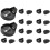 3V CR2032 CR2025 button cell battery holder adapter black 20 pieces 1