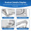 Stainless Steel 316 Flush Lift Ring Hatch Pull Handle Locker Cabinet Boat Marine Hardware 5