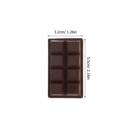 16Pièces Chocolats Faux Résine Coloré Décor Multi-Usage 1