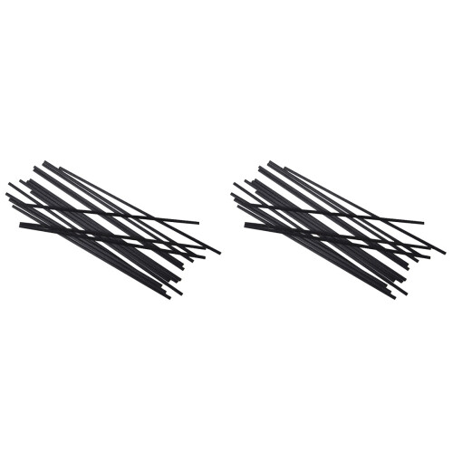 100Pièces Tiges Diffuseur D'arôme Fiber Noir Ambiance