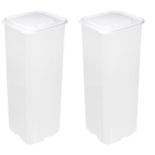 2Pièces Boîte De Conservation Pain En PP, Facile À