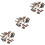 600Pièces Boutons En Bois 2 Trous Assortis Pour 4