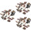 600Pièces Boutons En Bois 2 Trous Assortis Pour 5