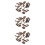 600Pièces Boutons En Bois 2 Trous Assortis Pour 7