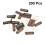 600Pièces Boutons En Bois 2 Trous Assortis Pour 9