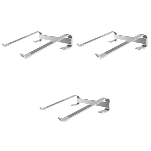 3Pièces Support Portable Alliage Argent À Surface Antidérapante Solide 2