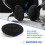 4 Pair 55mm Replacement Earphone Pad Covers for Headset Headphone Black 3