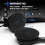4 Pair 55mm Replacement Earphone Pad Covers for Headset Headphone Black 4