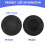 4 Pair 55mm Replacement Earphone Pad Covers for Headset Headphone Black 7