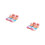 2Paires Chaussures De Danse Rose Strap PU Semelle Protège Pied 2