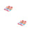 2Paires Chaussures De Danse Rose Strap PU Semelle Protège Pied 5