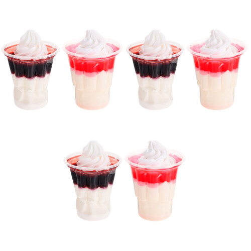 6Pièces Modèles De Glace Artificielle Décorative Réaliste 1