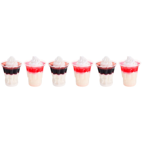 6Pièces Modèles De Glace Artificielle Décorative Réaliste 2