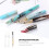 1Ensemble Moule Stylo Plume Silicone Pour DIY Multi-Couleur 5