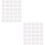2000Pièces Lingettes Blanches Douces Nettoyage Colle Extensions Cils 6