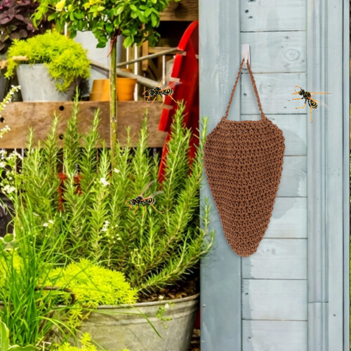 Simulation De De Guêpe Suspendu En Beige Pour Jardin 2
