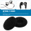 Replacement Earphone in Soft Foam Sponge Bearing Headsets Covers Black 4
