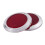 12 Pcs Auto Car Plastic Round Reflective Reflector Sticker Red 6