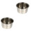 2Pièces Bol Chauffe Cire Longue Argent 3