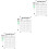 3Ensembles Panneaux De Message Effaçables En Suspendus 4