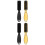 4Pièces Brosse Nettoyage Nylon Confortable Accessoire Barbers 4