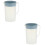 2Pièces Transparent Bleu Résistant Cuisine 6
