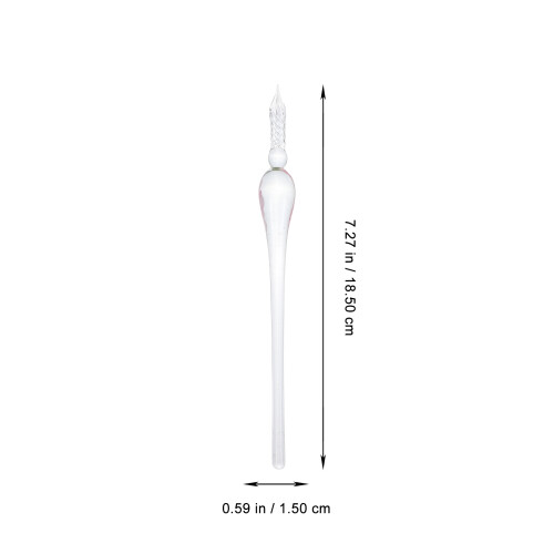 3Pièces Stylo Verre Coloré Rose Pour , Et 1