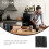 1Ensemble Fermoirs En Cuir Noir Pour De Café Aliments 6