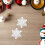 30Pièces Patchs Brodés Flocon Neige En Pour DIY 3