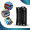 10x Black Open Battery Holder Case Box for 3.7V 18650 Battery 5