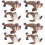 4Ensembles Ensemble Décor Animaux Simulation Plastique Coloré 4