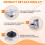 Dial Indicator Gauge 0-10mm Meter Precise 0.01 Resolution Concentricity Test 4